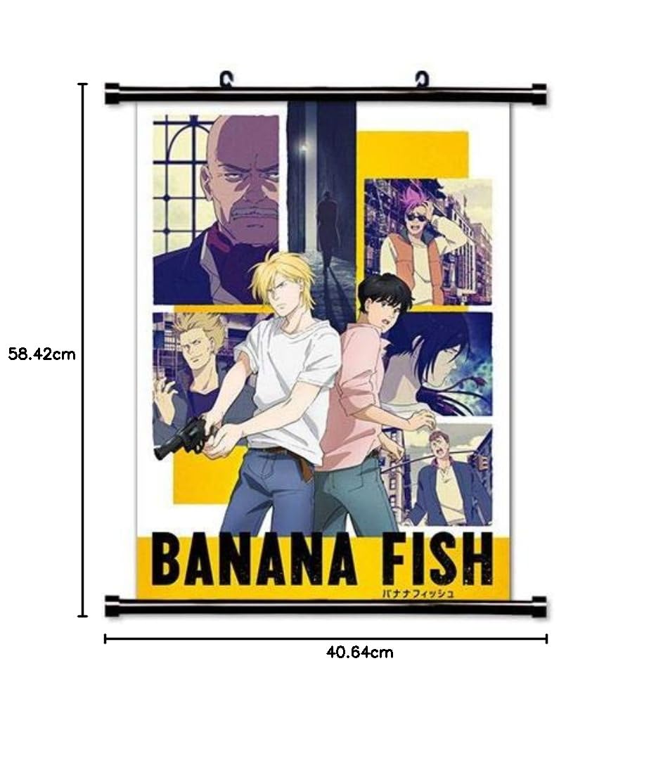 Banana Fish Anime Fabric Wall Scroll Poster (16x23) Inches [A