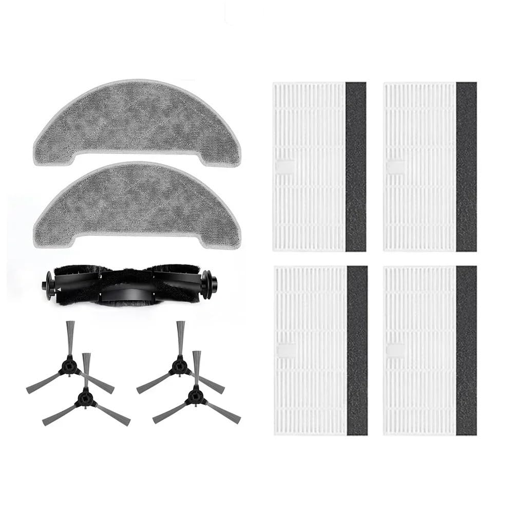 Cepillo de repuesto principal y lateral para aspiradora robot Ultenic, serie D5, D5S, D5S Pro y D5S Pro+ (1set)