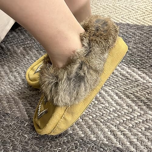 Hohokam Indigenous designed Native Canada Women's Association house shoes slippers4