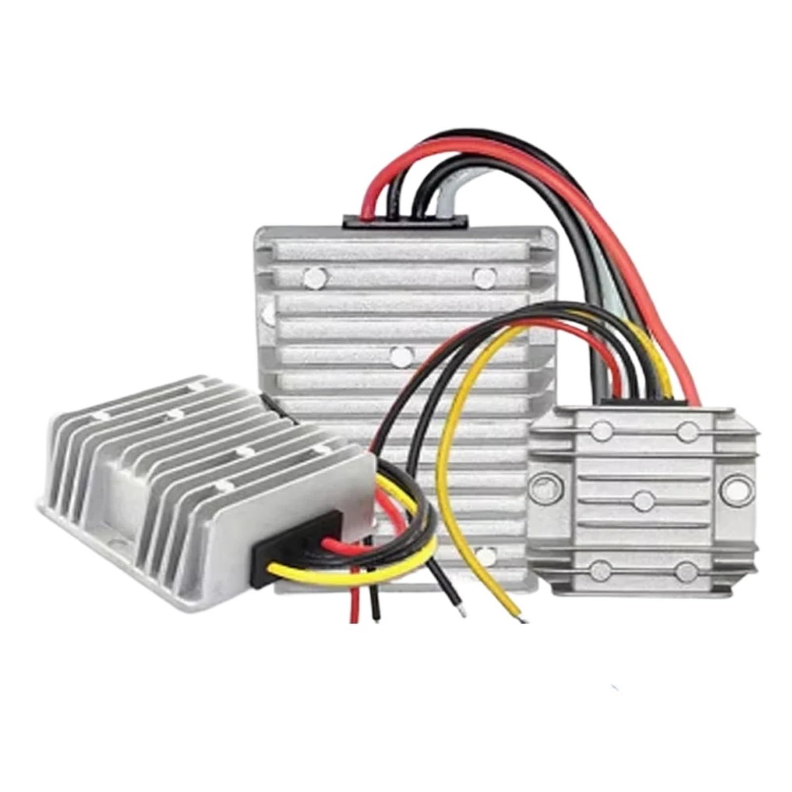 1 sztuka 24 V 12 V na 5 V 1A-40 A DC DC przetwornica napięcia Step Down 5 V reduktor napięcia zasilacz LED do samochodów, autobusów, łodzi (aluminium 1A)