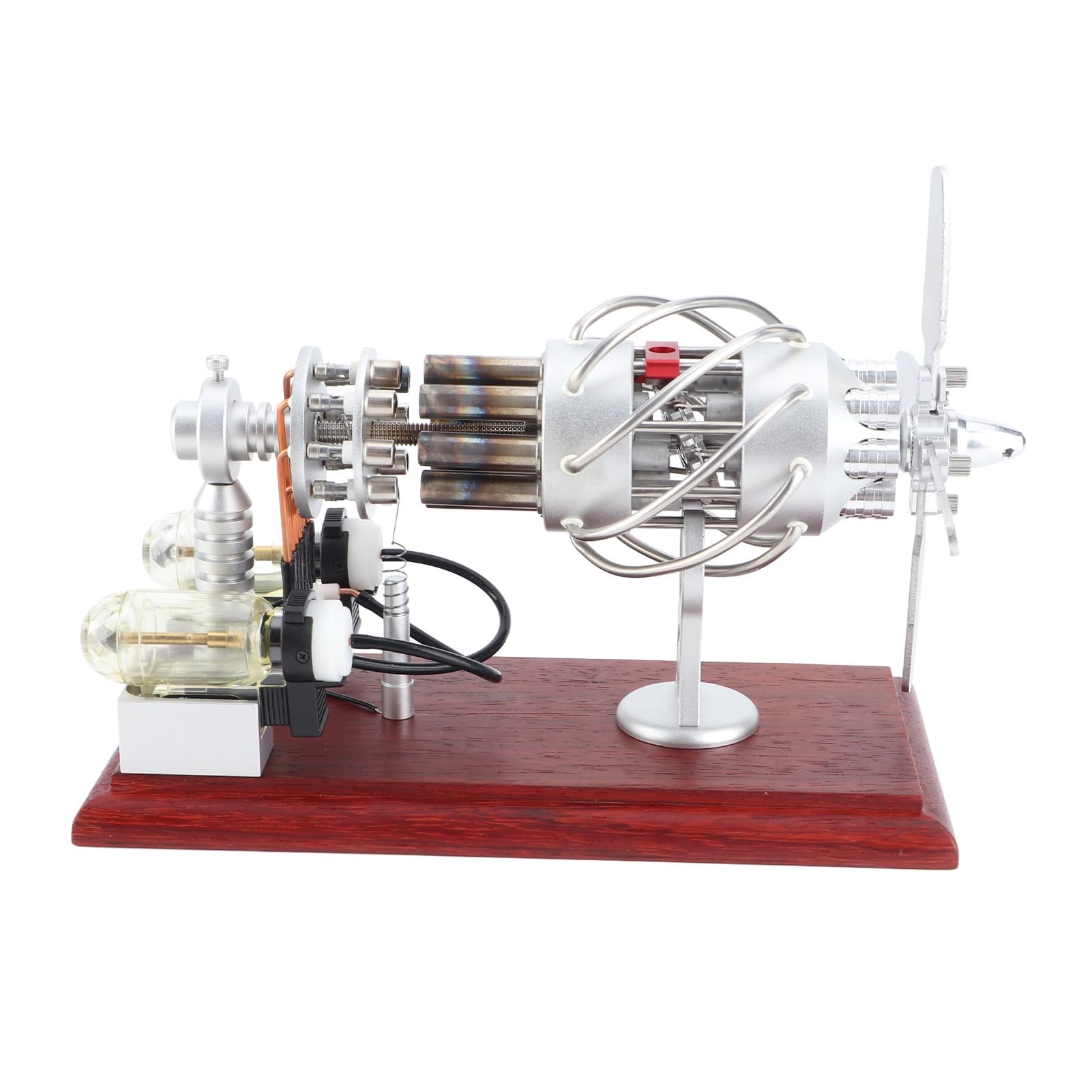 Kit Modello Motore Stirling, 16 Cilindri Ad Aria Calda Educativo