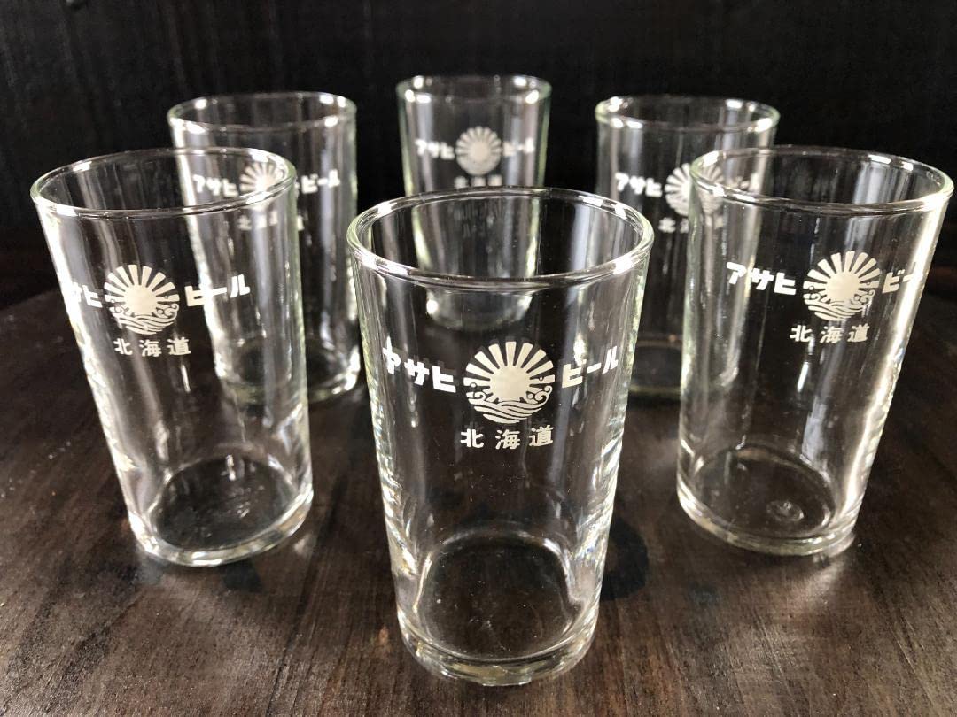Amazon.co.jp: アサヒ ビールグラス 北海道印 6個 : ホーム