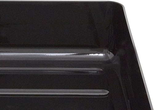 Miniatura 3 de Staples TRU RED - Bandeja de plástico apilable de carga frontal, color negro, 4cartón (TR55331VS)