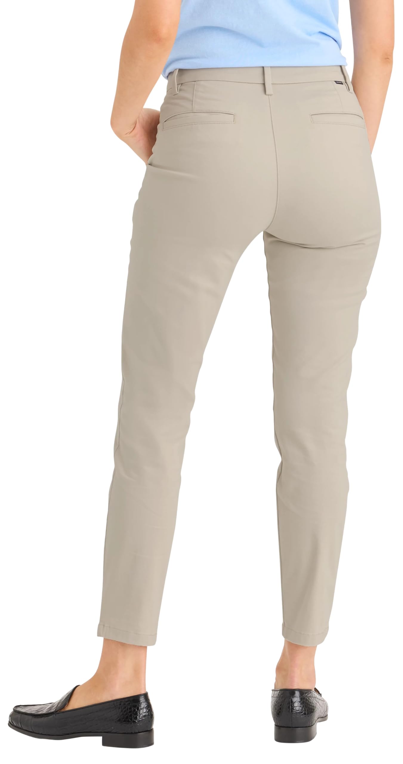 DOCKERS Straight Fit High Rise Weekend Chino Pants Pantalon décontracté Femme