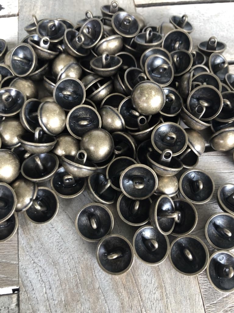 Perla metallo colore bronzo mm. 10 x1 - Perles & Co