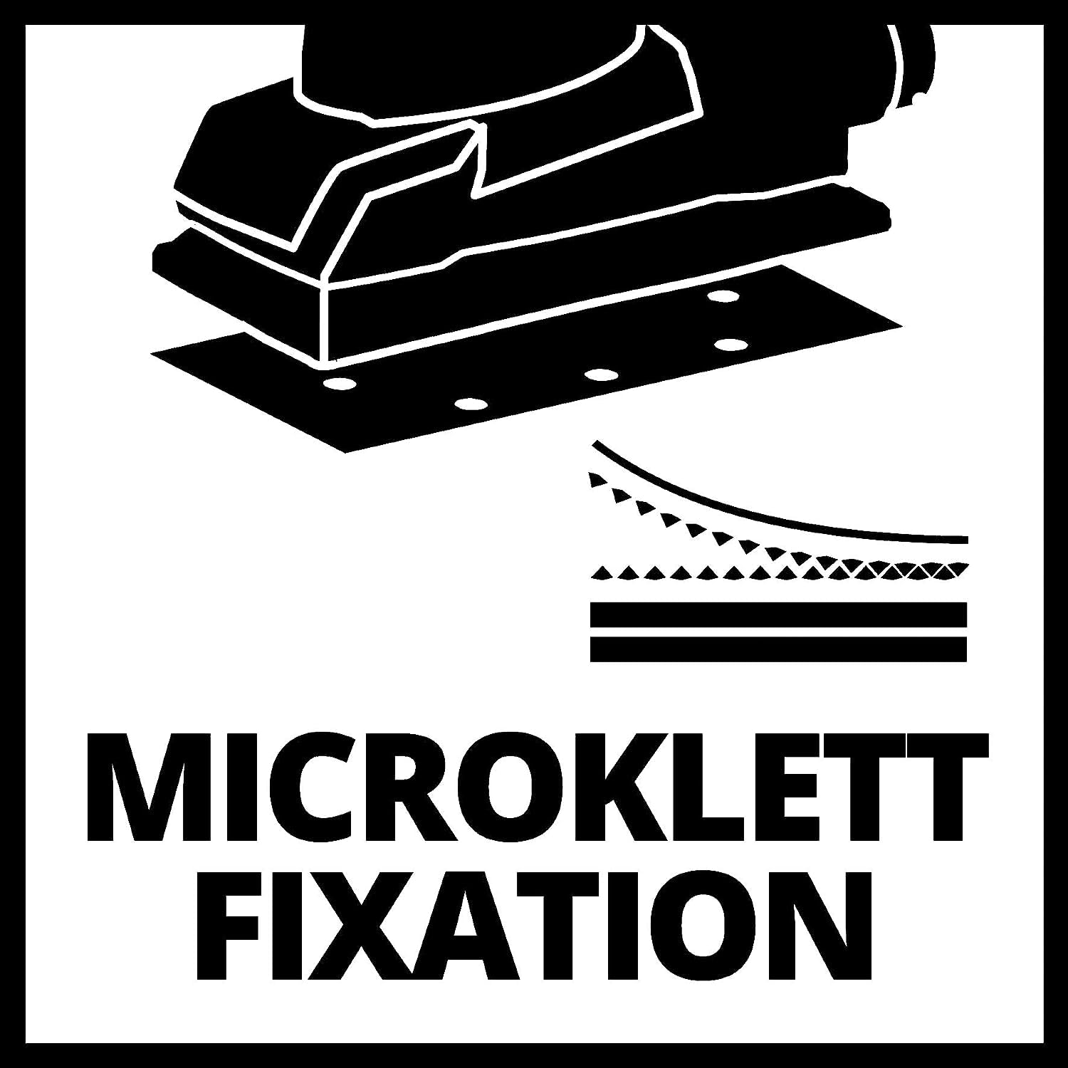 Einhell Schwingschleifer TC-OS 1520/1 (150W, 24 1-minSchwingzahl, Kletthaftung u. Klemmvorrichtung, Softgrip,inkl. 3x Schleifpapier (P120)), Rot