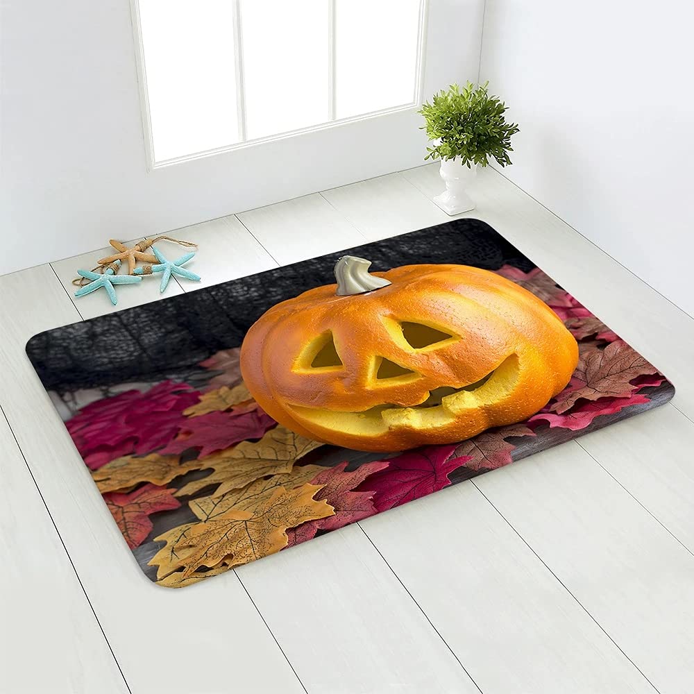 Tapis de prière et de cuisine antidérapant Halloween sorcière 40x60cm salle de bains