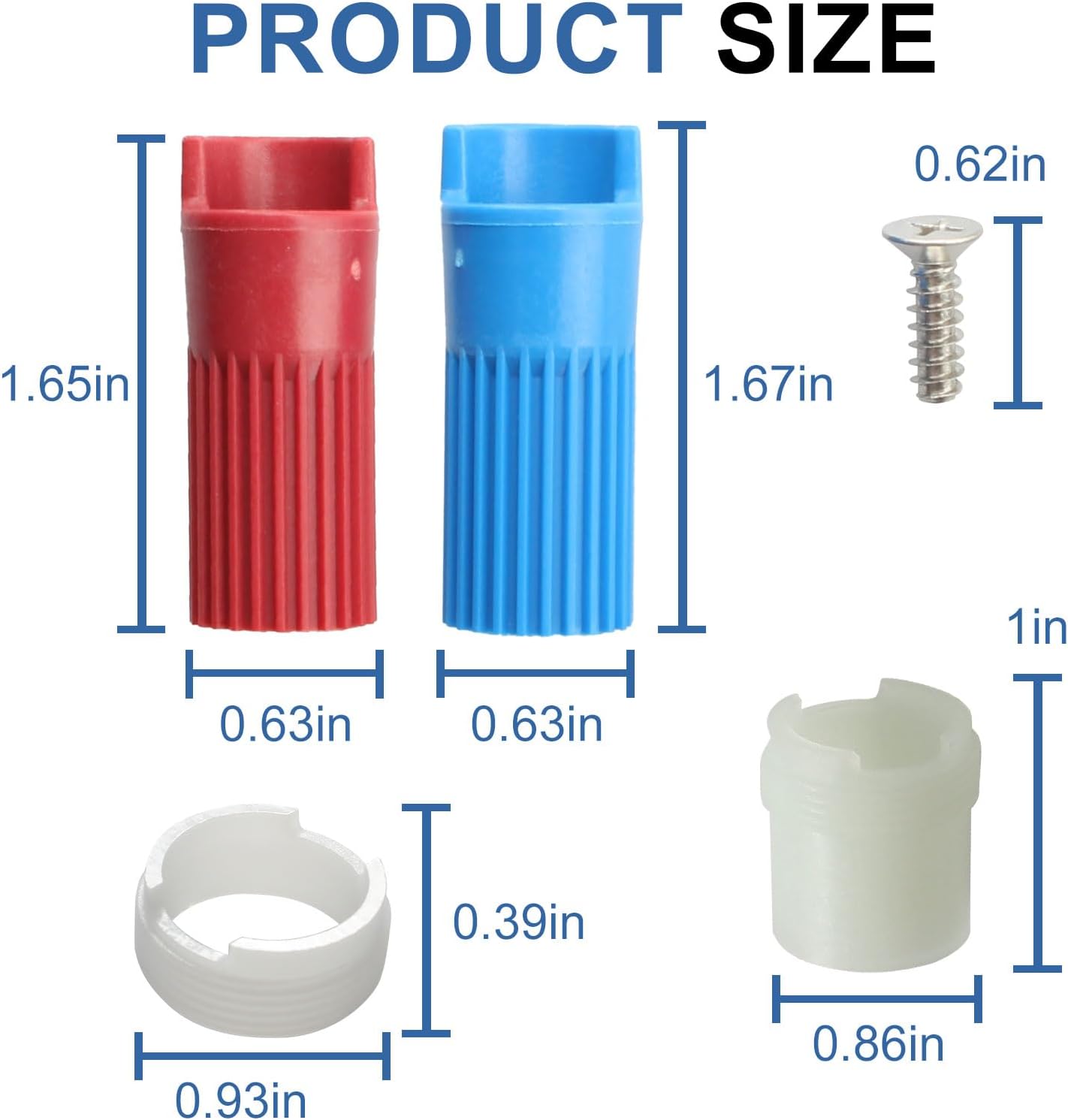 2025 Upgrade 97479 Stem Extension Kit for Moen Monticello Series Widespread Bathroom Sink Faucet replacement parts for Moen 1222 1224
