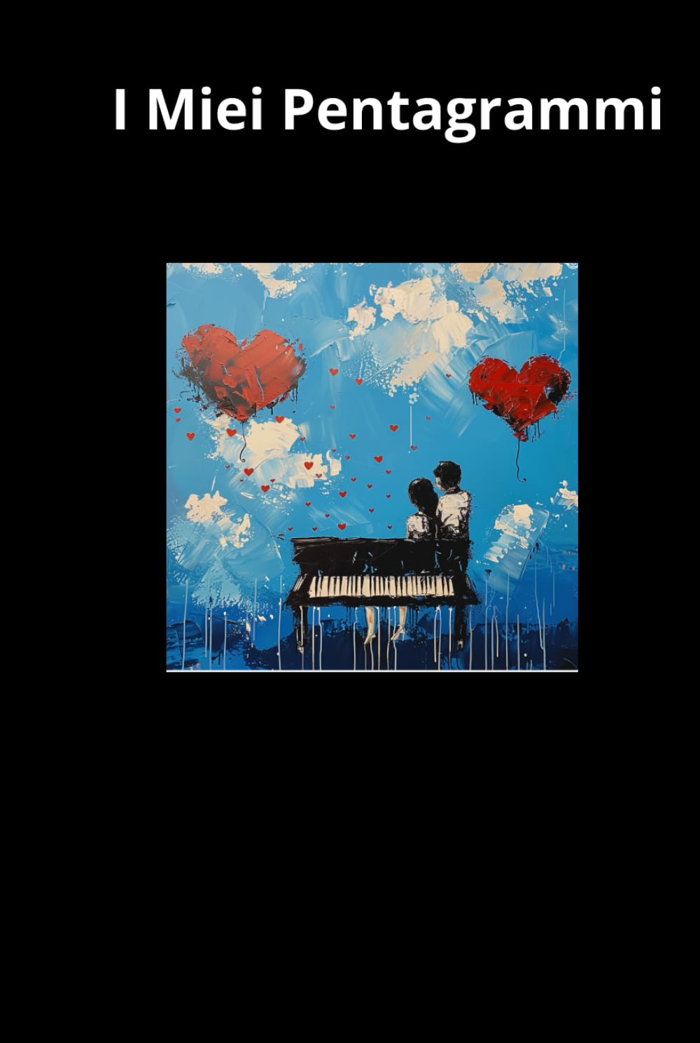 Quaderno Pentagrammato: Taccuino di musica con 100 pentagrammi | Copertina Rigida | Carta di qualitá bianca