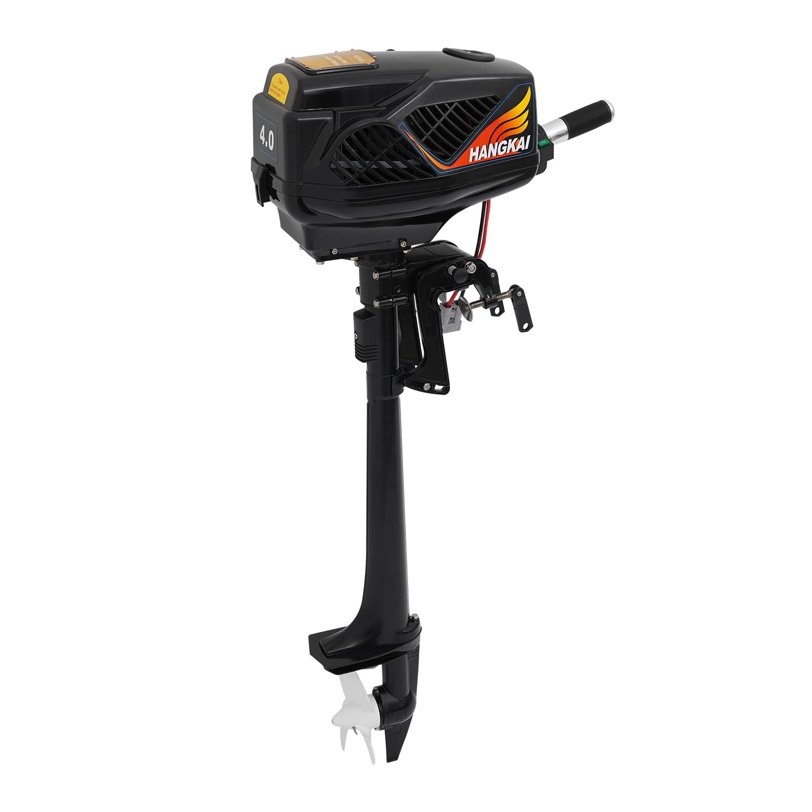 Motore fuoribordo elettrico, motore da barca da 1000 W con indicatore di velocità | Motore elettrico fuoribordo per barca pneumatica, spinta di 700 kg, asse lungo, per pesca, piccola barca da pesca