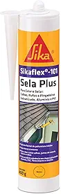 Sika - Selante flexível - Sikaflex 101 Sela Plus Branco - Concreto, Argamassa, Alumínio, Cerâmica, Vidro - 250ml