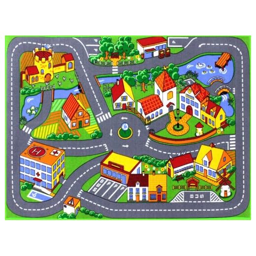 HEVO Quiet Town Teppich Kinderteppich | Spielteppich 95x133 cm