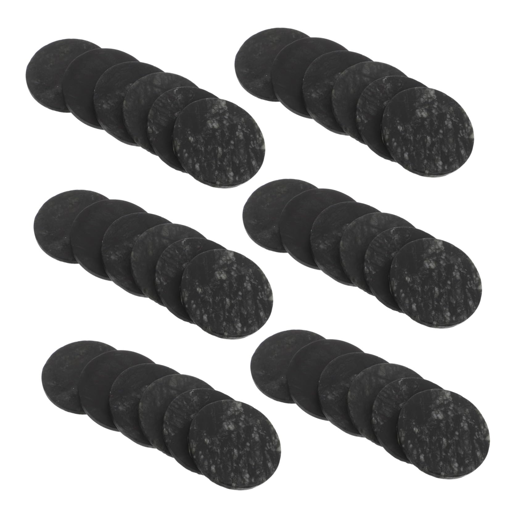 40 Pièces Skipping Rocks Game Set Natural Flat Stones for Outdoor Water Play Competitive Toss Toys for Pool Beach and River Games All-Weather Fun