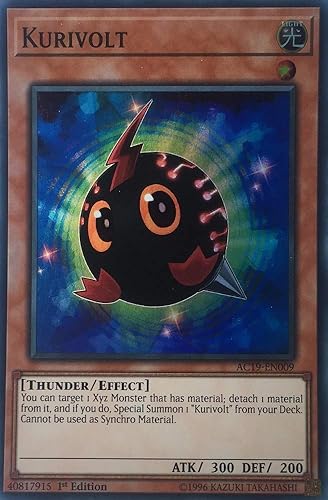 Yu-Gi-Oh! - Kurivolt - AC19-EN009 - Super Rare - 1ª Edición - Calendario de Adviento 2019