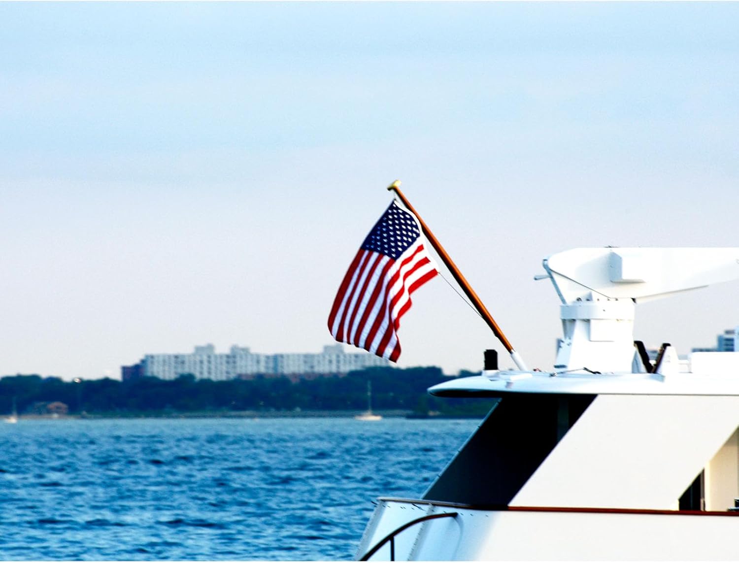 JRED Small American Flag Boat Flag USA 20x30 US Flags for Outside Heavy Duty Outdoor Embroidered Stars 2 Brass Grommets for Marine UTV, 250th Anniversary of USA - Image 7