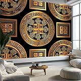 Conçu Pour L'Excellence : Fabriqué à partir de matériaux intissés haut de gamme, notre papier peint intissé est sûr, inodore, écologique et exempt de substances nocives. Murale intissé seulement il est durable, mais il masque également efficacement les petites imperfections du mur.