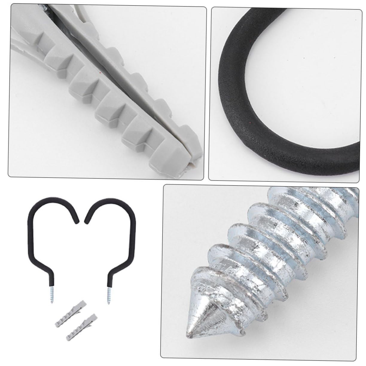 VICASKY 10pezzi Gancio per Bici da Parete in Ferro Gancio per Bici da Garage Supporto da Parete per Bicicletta Multiuso per Appendere