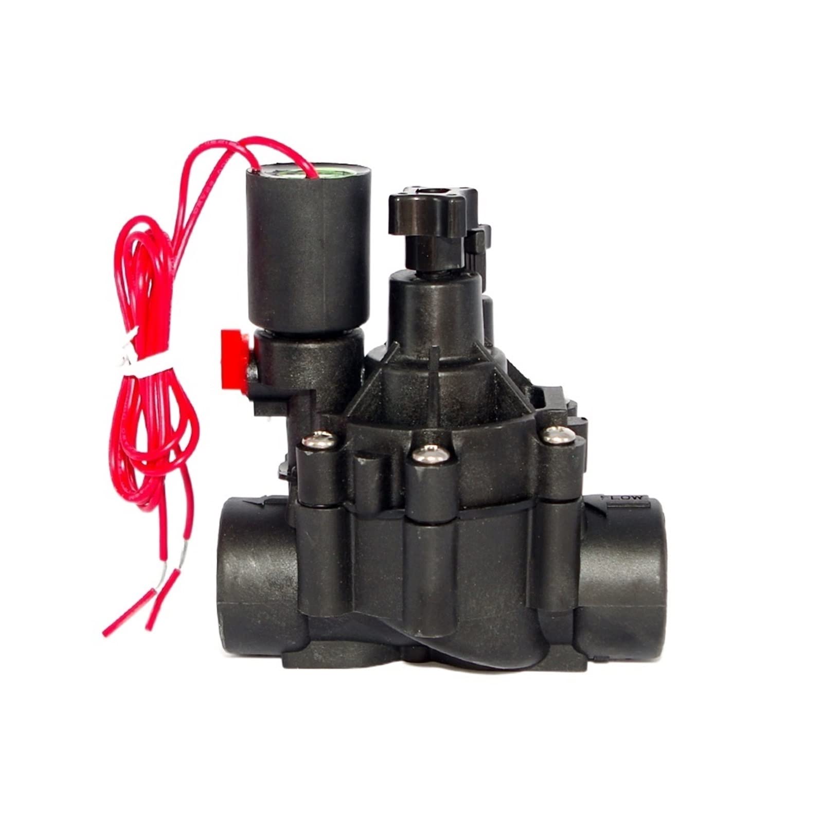 QRUYHBAJU Withstand high Pressure and Temperature Extremes 3/4" 1" Water Solenoid Valve 220v 24v 12v 110v for Irrigation(220vac,0.75 Inch)