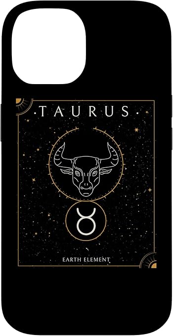 Taurus Zodiac Horoscope Sign Astrology Tarot Cosmos Case for iPhone 14