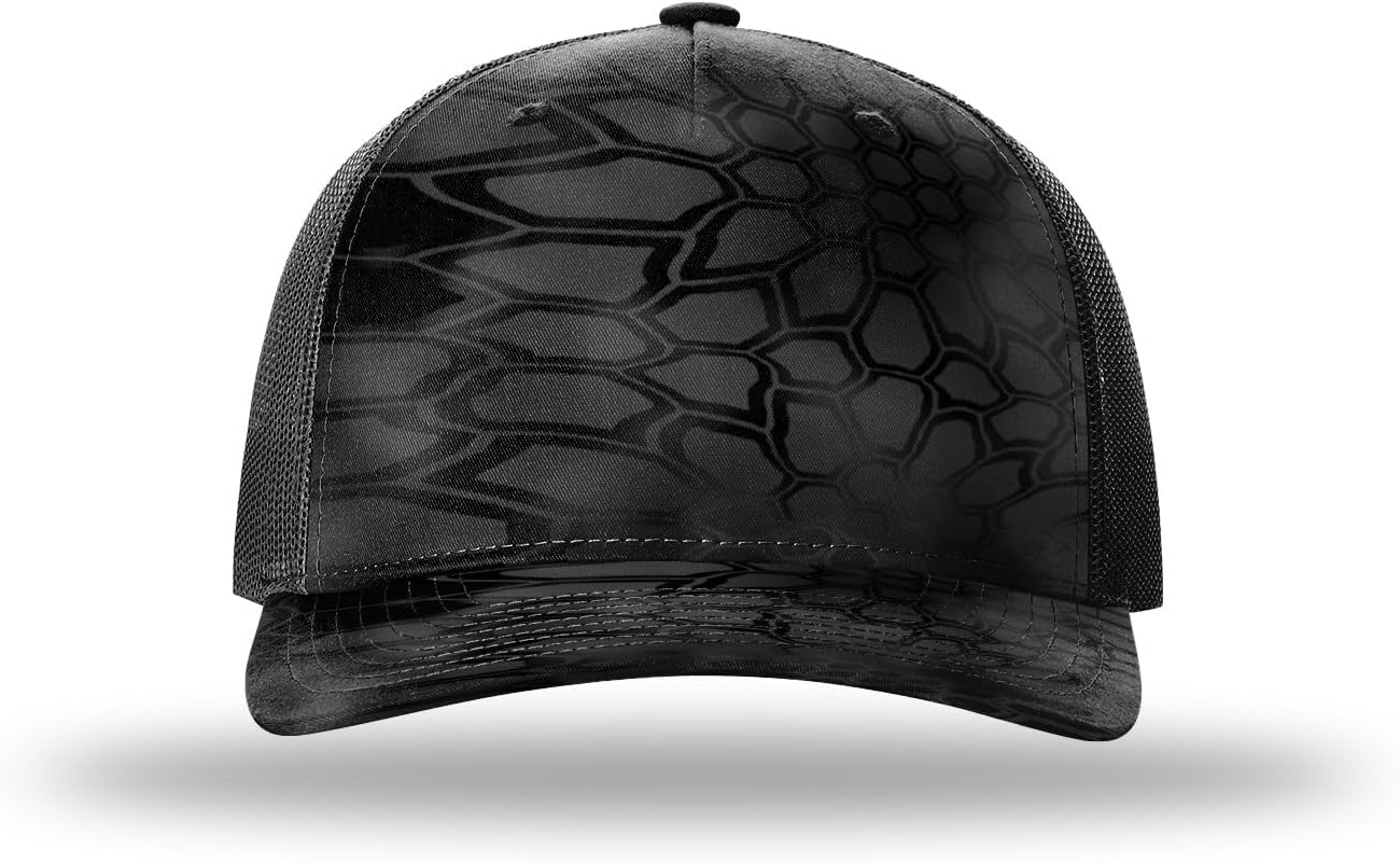 Richardson 112 Five Panel Trucker Hat Snapback Cap Adjustable Baseball Hat Blank Hat Bulk Hats - Image 2