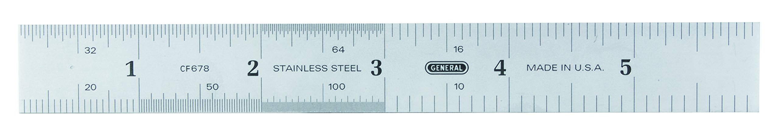 Precision Flex Rule General outils Cf678med règle acier graduée fine
