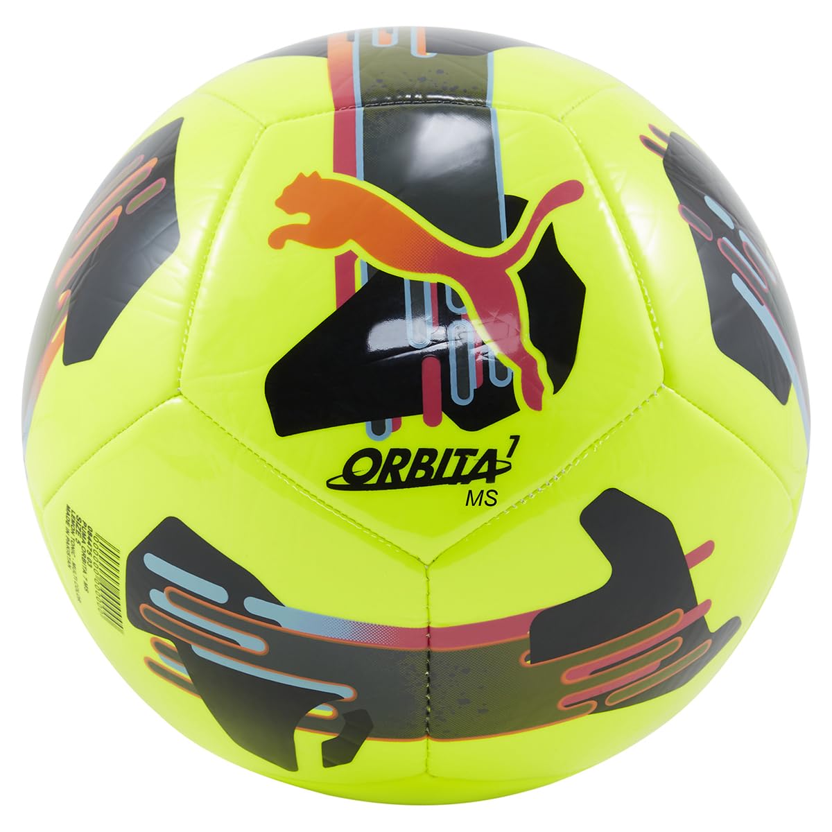 PUMA Orbita 7 MS Football (3) (Lemon/Multicoloured)