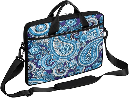 Miniatura 18 de Laptop Shoulder Bag for Men Women Cow Print Sunflower Slim Briefcase Messenger Bag Waterproof Laptop Bag Carrying Case Diseño de flores