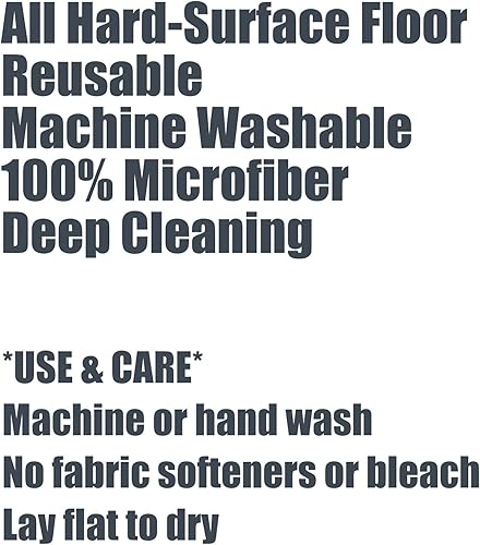 Miniatura 7 de Paquete de 2 cabezales de repuesto para mopa compatible con Ocedar Easy Wring Sping, 100% microfibra de repuesto para mopa giratoria, limpieza