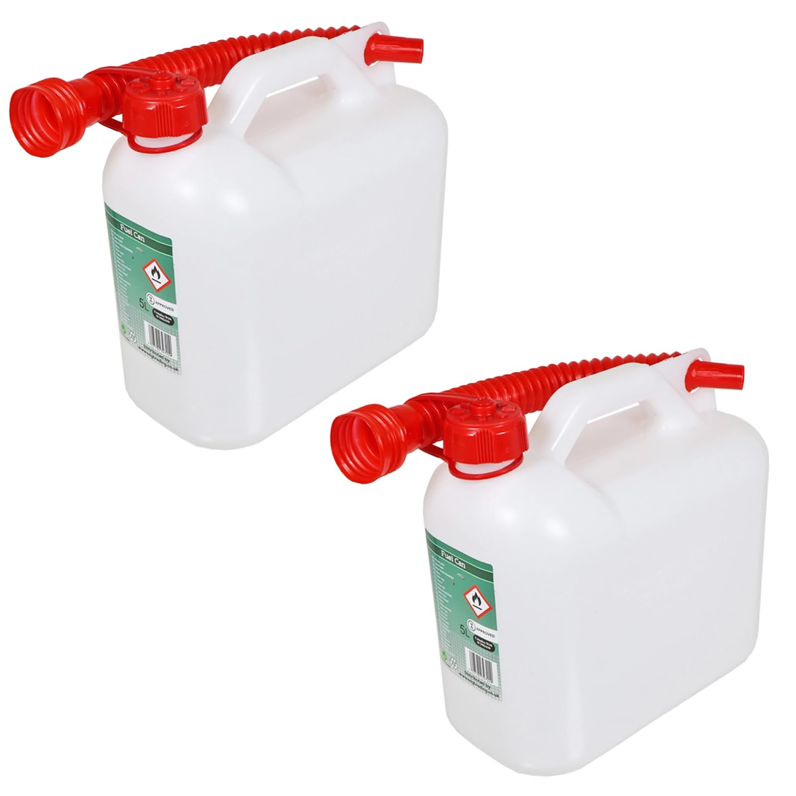 Tanica Di Benzina Senza Piombo Silverhook E Beccuccio Verde 5 Litri D/ICAN2