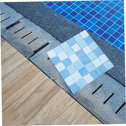 Mosaïque de piscine bleue Hemobllo pour décorer un mur extérieur