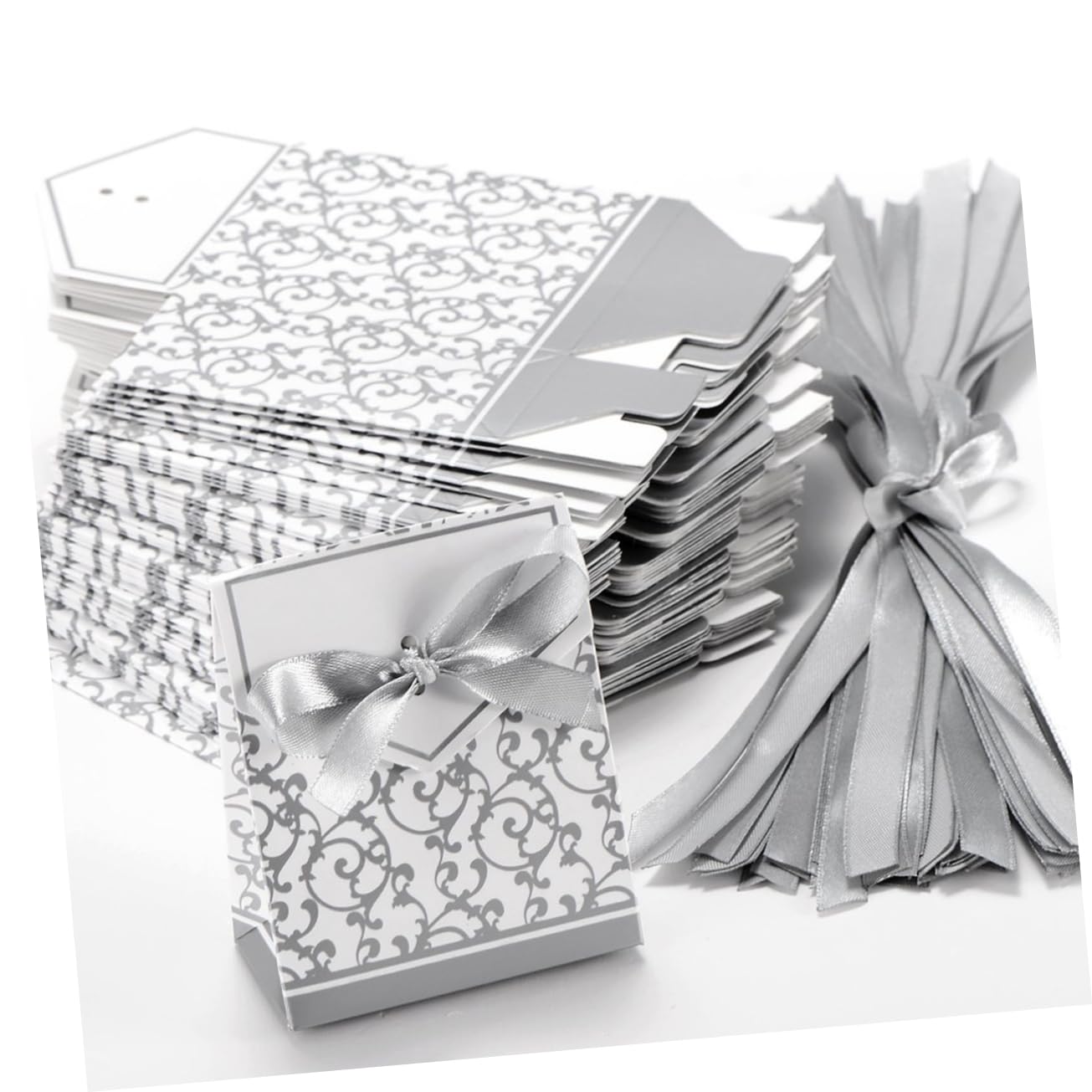 PartyKindom 5 Sets Süßigkeitenboxen Für Hochzeiten 50 Stück Elegante Geschenkboxen Mit Hochzeitsbevorzugungen 50 Stück * 5