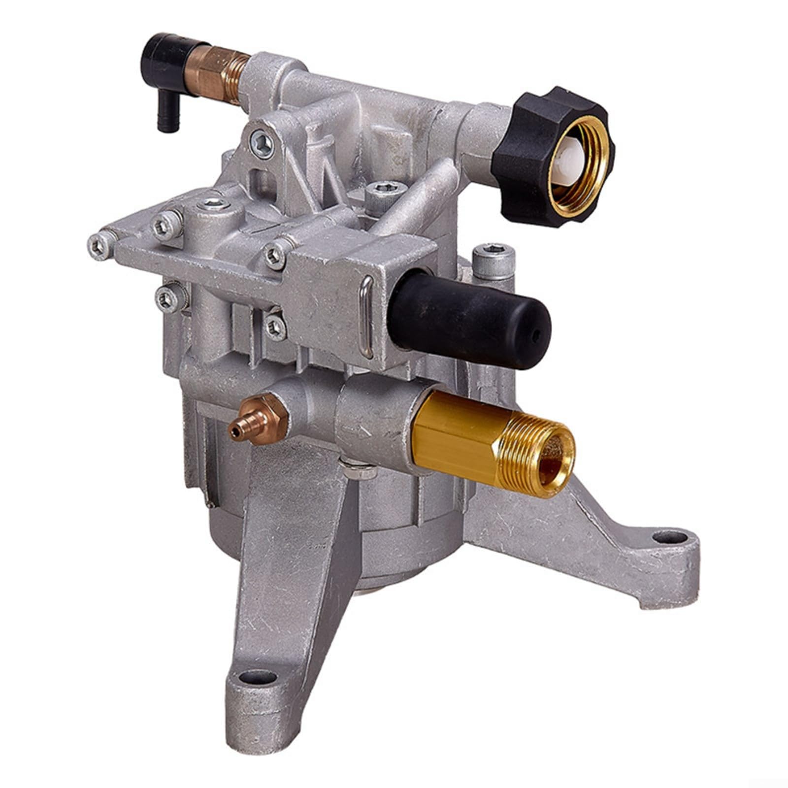 Vertikale Hochdruckreinigerpumpe 3400 PSI 2,5 GPM 7/8 Zoll Welle Ersatzpumpe für Honda, für Craftsman, für Husky, für HOMELITE, Metall Silber, Gartenarbeit