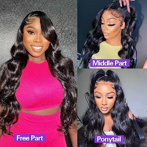 Body Wave Human Hair 3 Bundles (24 26 28) 100% Unprocessed Brazilian Virgin Human Hair Weave Body Weave Bundles Human Hair Extensions for Black Women Natural Color - Image 6
