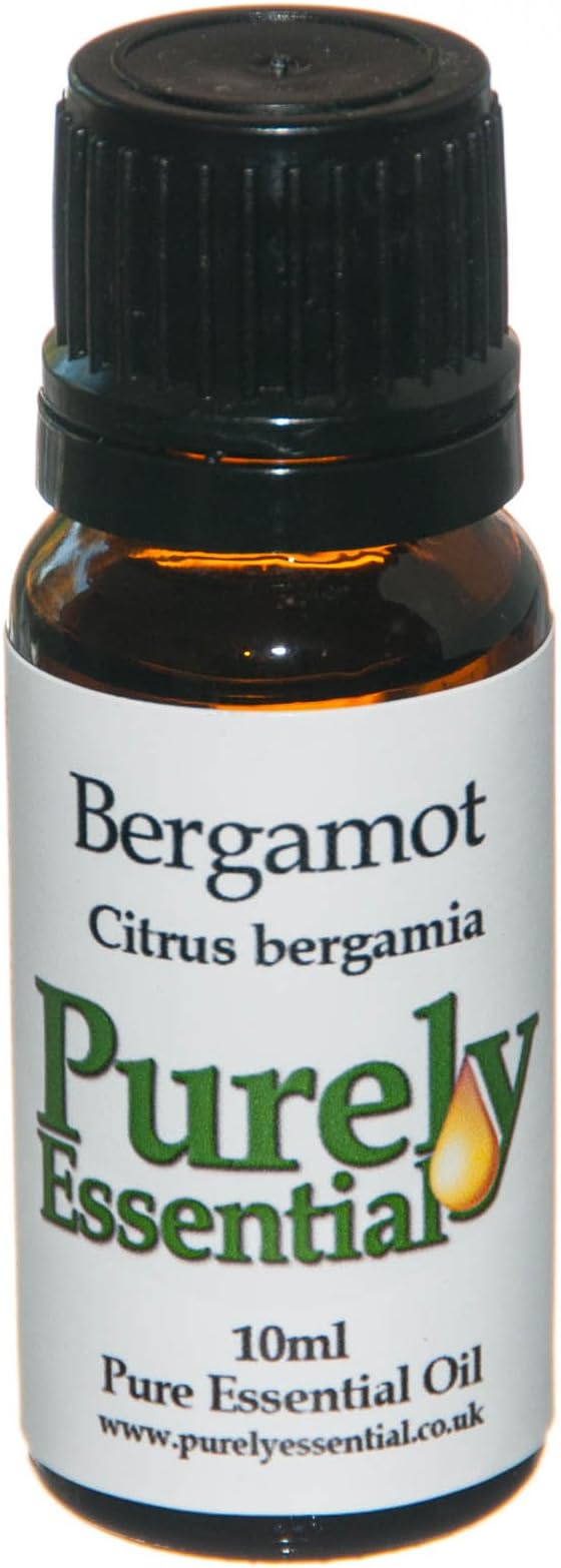 Bergamot FCF Essential Oil 10ml Pure and Natural, Purely Essential