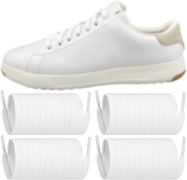 Endoto 2 Pairs Shoelaces for Cole Haan Replacement Flat Shoe Laces Sneaker Shoes