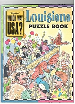 Paperback Louisiana Puzzle Book (Which Way USA?) Book
