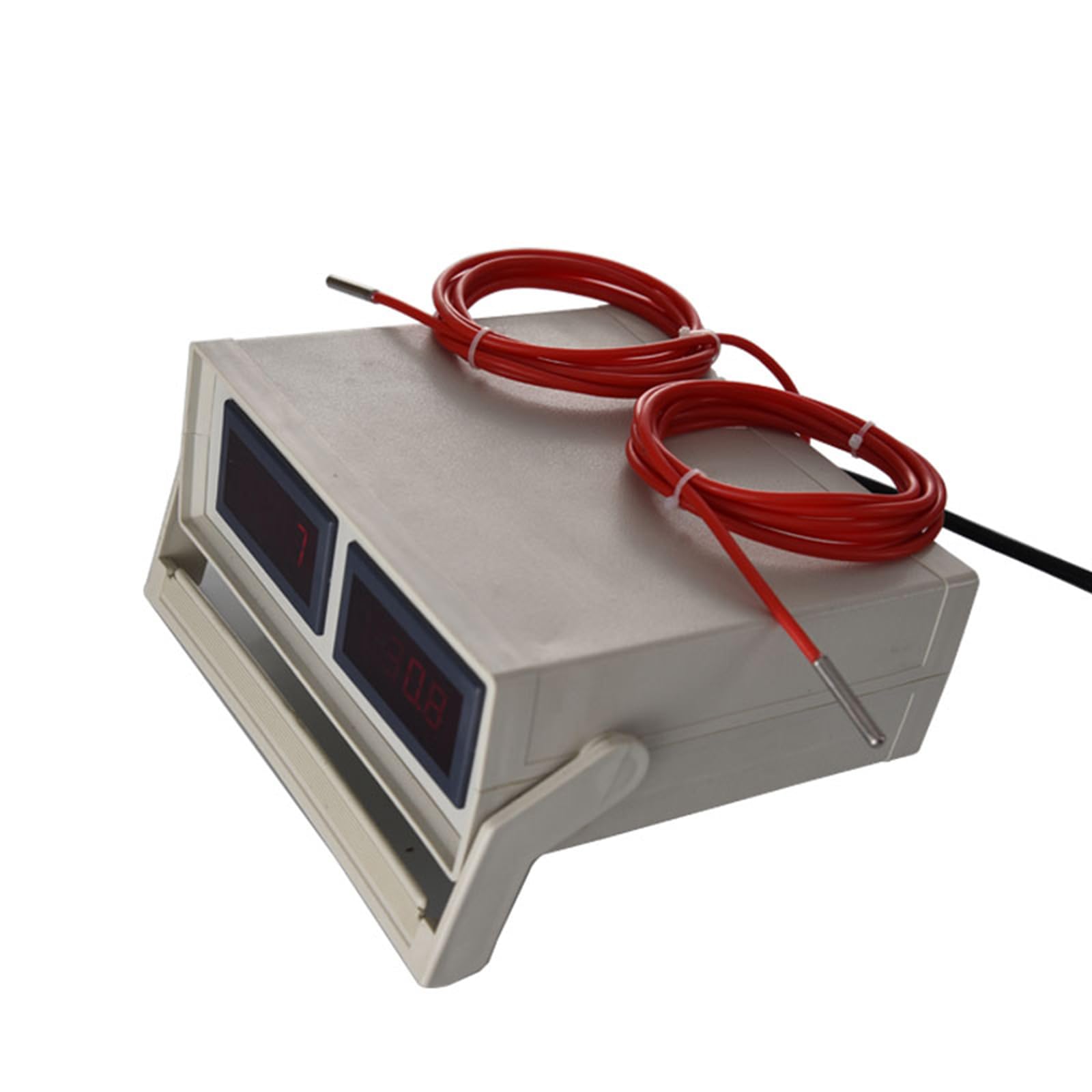 Termómetro Digital De Laboratorio, Pantalla LED Dual, Rango De Visualización De 0-300°, Precisión De 1 °C, con Sensor De 2 Metros, para Destilación En Laboratorio