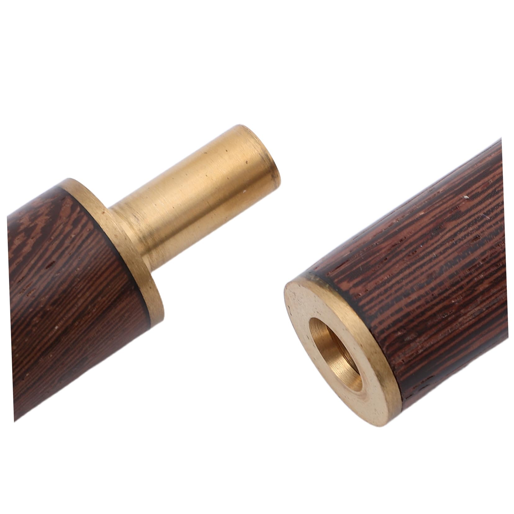 Bastón de Madera Maciza de Tres Secciones, Soporte Ligero