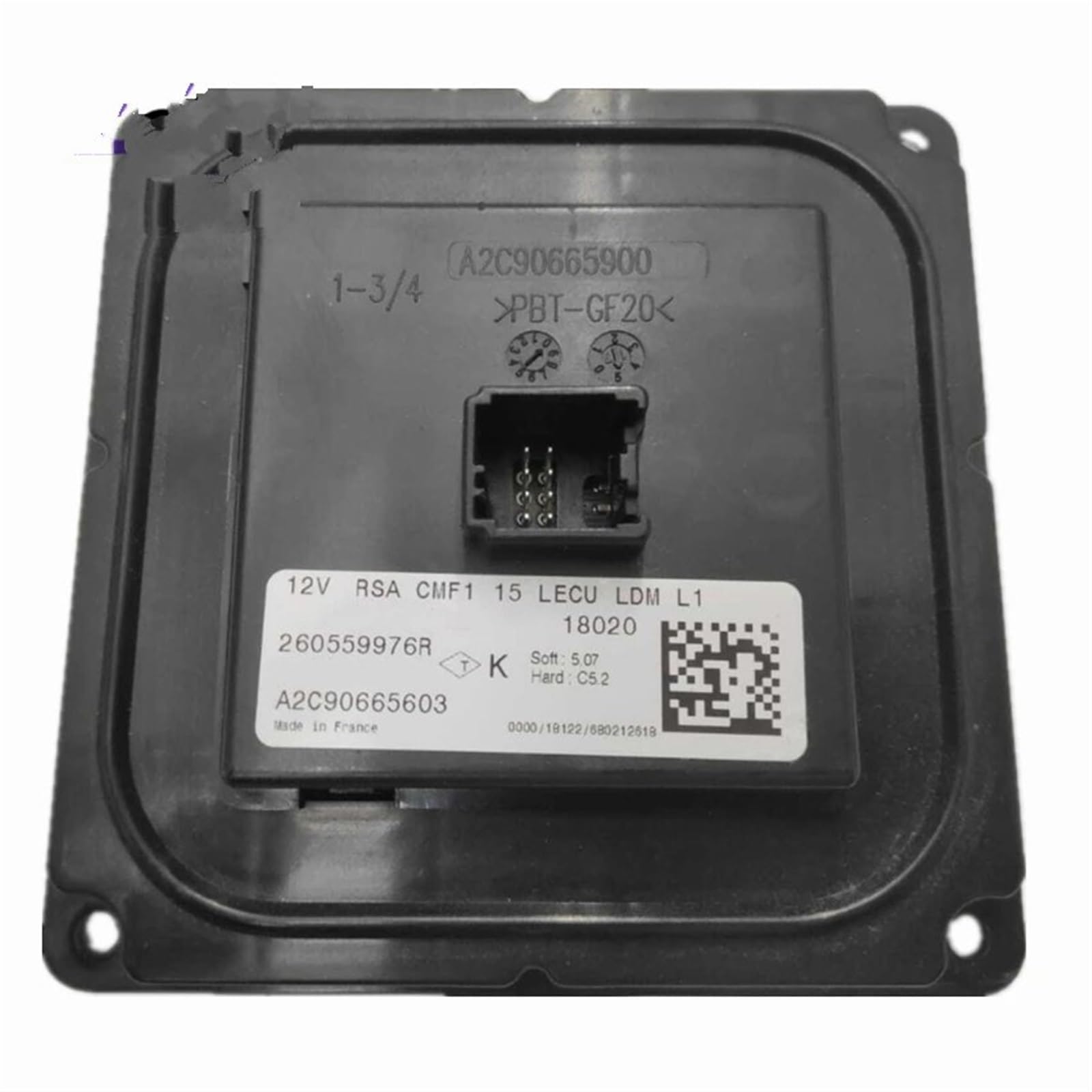 Drezzo One Color Headlight Driver Control Unit Module For Captur 260559976R Headlight Control Computer Module A2c90665603 A2c90665900