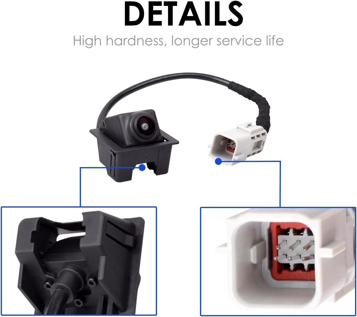 95407397 Rear View Backup Camera Compatible with GM Equinox (2012-2013), Cruze (2013-2016), Terrain (2010-2013) Backup Camera OE Part # 15926123, 20903513, 22913698