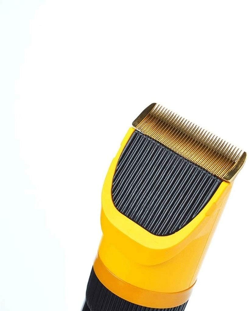 Pet Hair Clipper Electric pet Hair Clipper Rechargeable pet Hair Clipper 110V-220V with Limit Comb (Yellow)