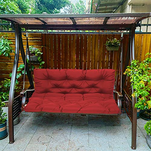 Coussin de balancelle pour hamac et banc de jardin rouge salon de jardin estival
