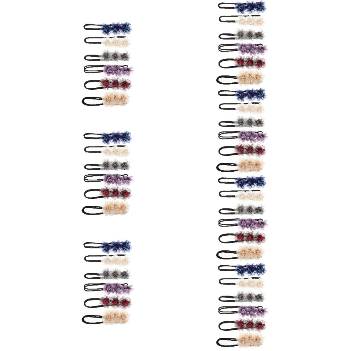 Gatuida 42 Pezzi Creatore di Chignon a Fiore, Accessorio Elegante per