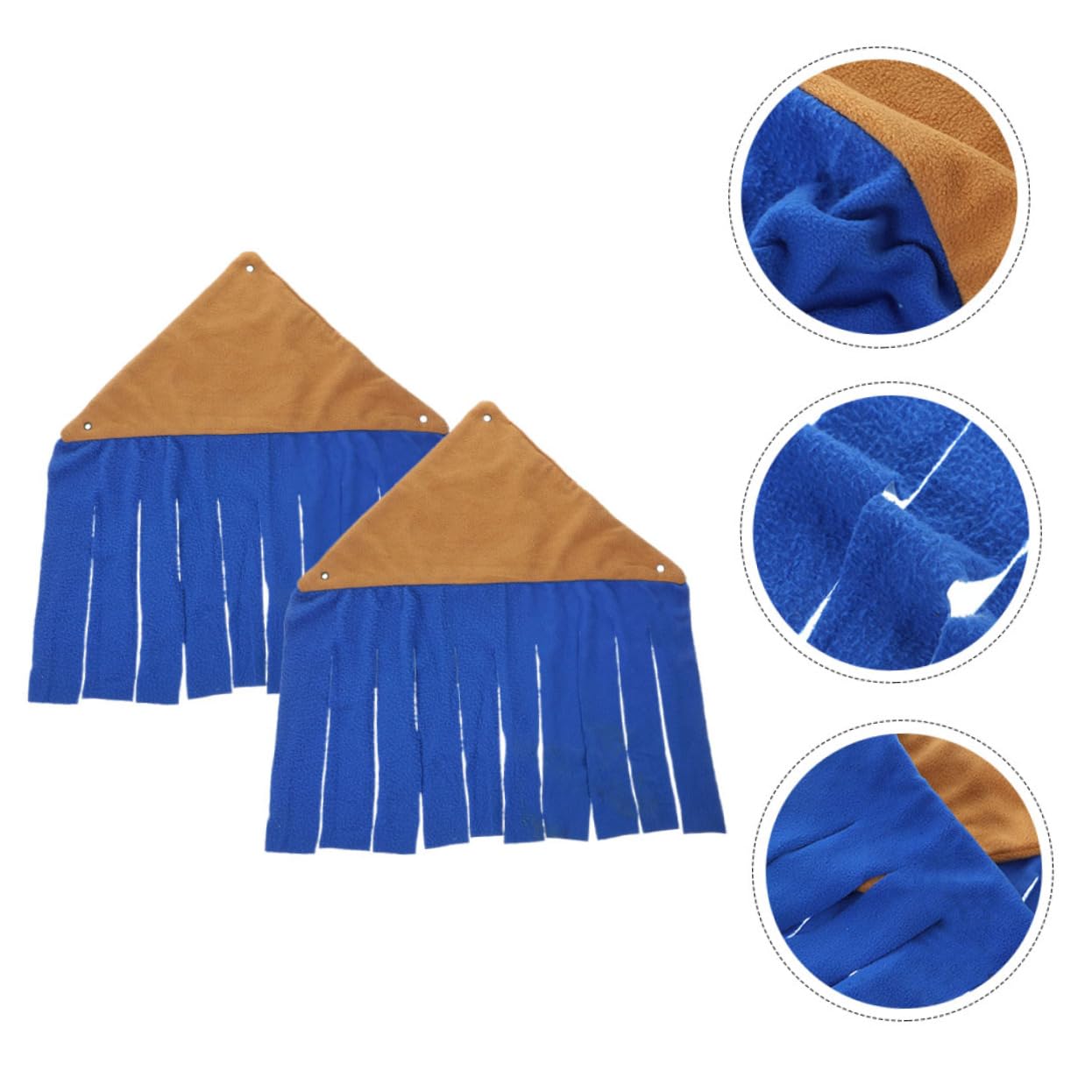 HANABASS 2pcs Small Animals Hideout Cage Rat Corner Hideaway for Guinea Pigs Hamsters and Dwarf Bunnies Safe Easy to Install Sleeping Tent