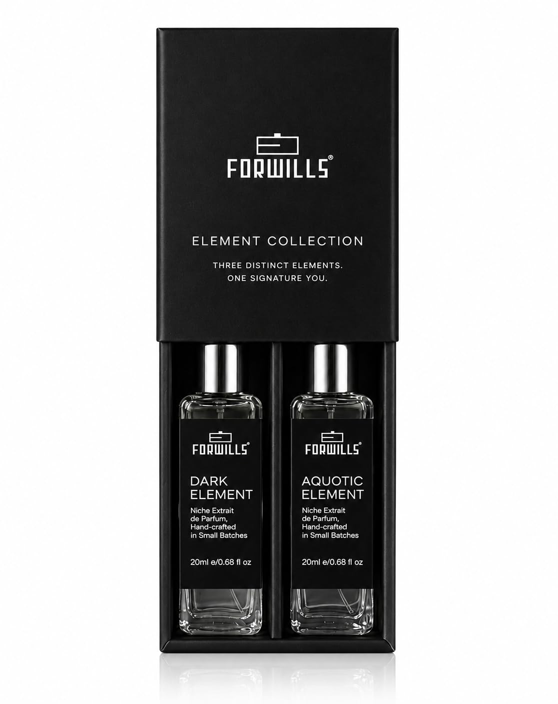 Element Collection Perfume Gift Set for Men – Dark Element & Aquotic Element, Niche Extrait de Parfum, Long Lasting Luxury Fragrance Duo, Travel Size 20ml x 2 (1.36 fl oz Total)-image-5