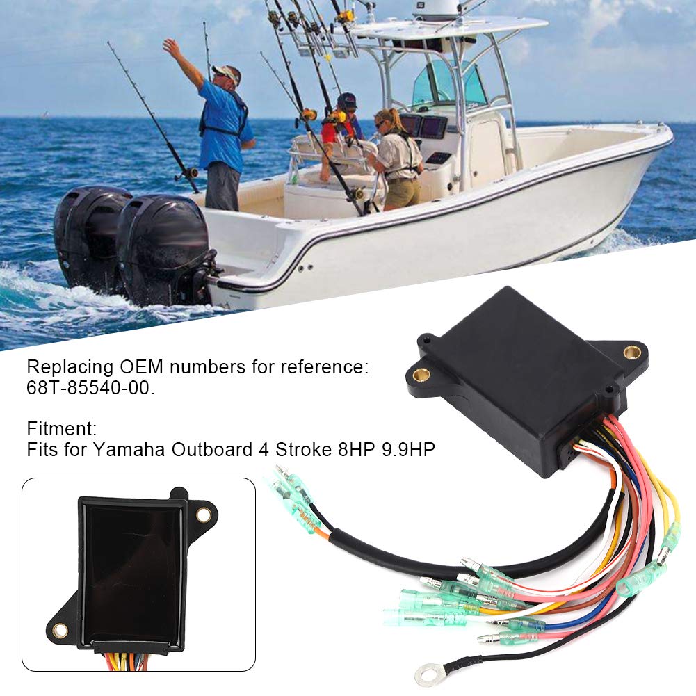 Accessoire hors-bord de bobine d'allumage d'unité CDI convient pour Yamaha 4 temps 9.9HP 68T-85540-00