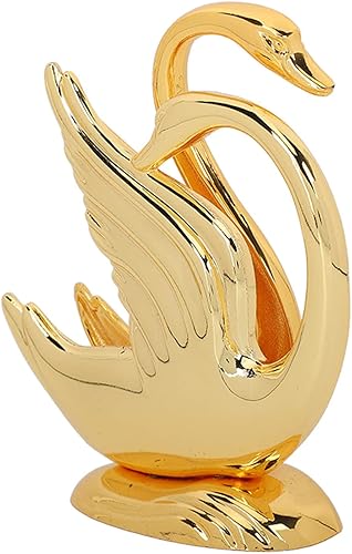 Miniatura 6 de Servilletero dorado, soporte para servilletas de metal a prueba de óxido, elegante soporte de mesa moderno dorado, soporte dispensador de pañuelos