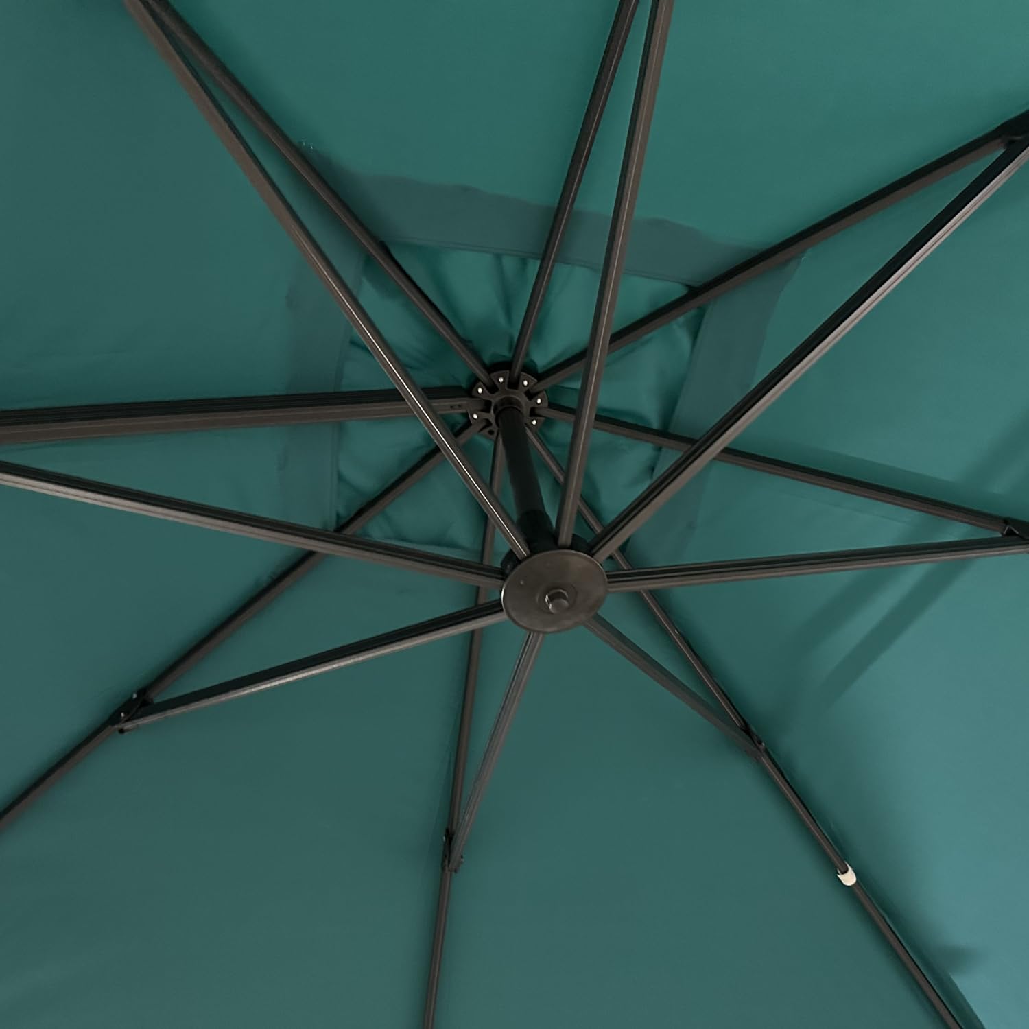 Happy Garden Wolnostojący parasol przeciwsłoneczny MOLOKAI kwadratowy 3 x 3 m + pokrowiec