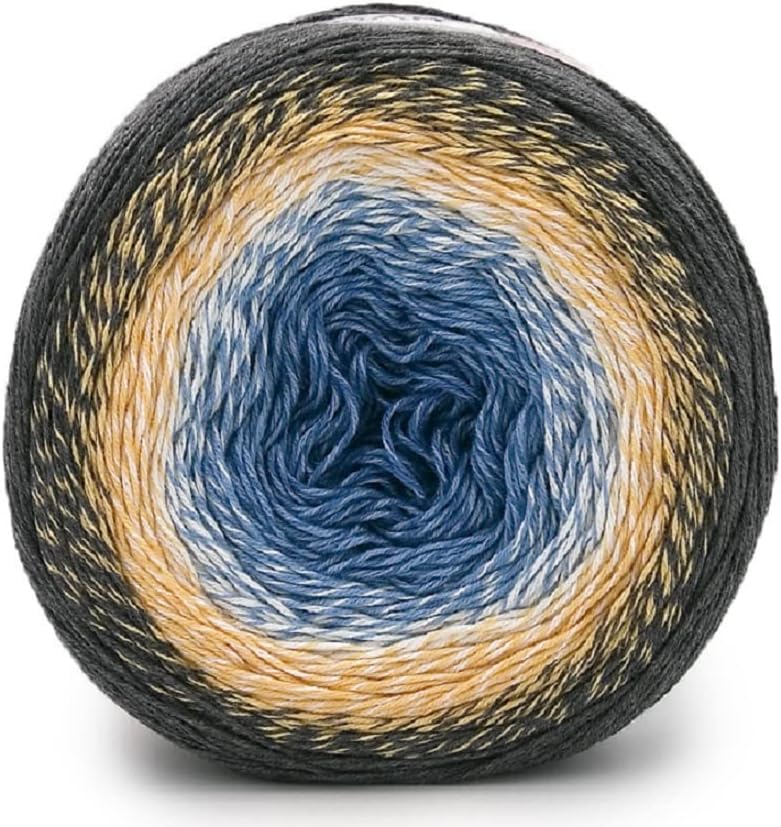 YarnArt Flowers – Gradient Cotton Acrylic Blend, 250g (8.8 oz), 1094 yds, Lightweight Sport Yarn for Crochet, Knitting, Shawls, Summer Projects (287)