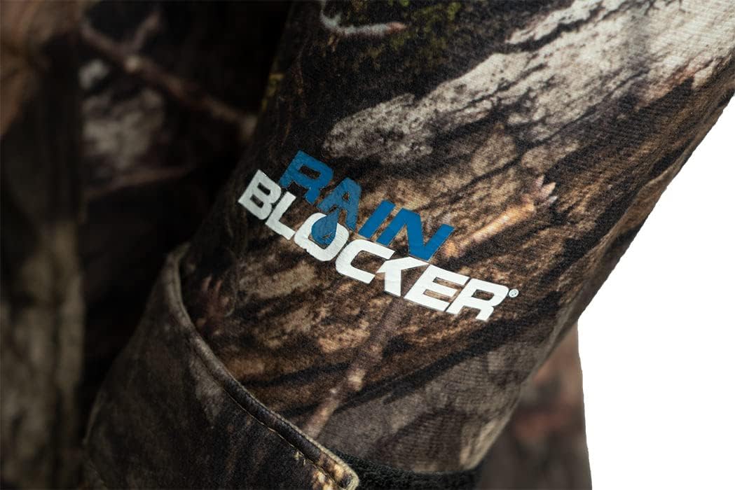 Blocker Outdoors Drencher Youth Lightweight Early Season Breathable Waterproof Hooded Full Zip Rain Camo Hunting Jacket (MO Country DNA, Medium) - Image 2